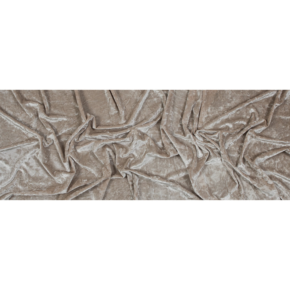 Crushed Velour - Moonbeam - Auguste Collection Folded