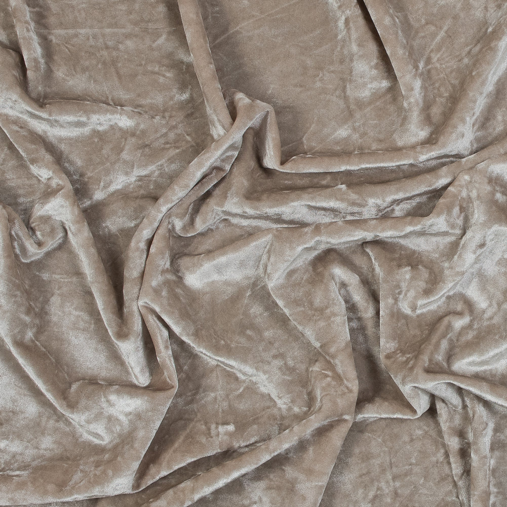 Crushed Velour - Moonbeam - Auguste Collection
