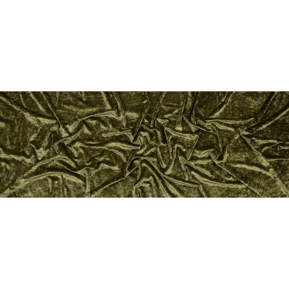 Crushed Velour - Woodbine Green - Auguste Collection Folded