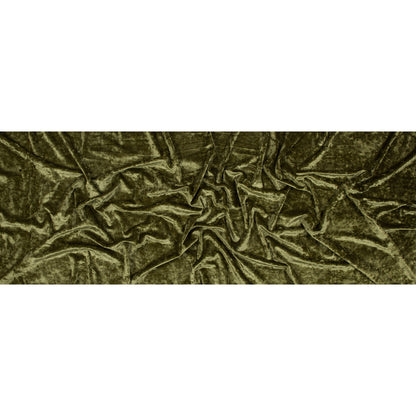 Crushed Velour - Woodbine Green - Auguste Collection Folded