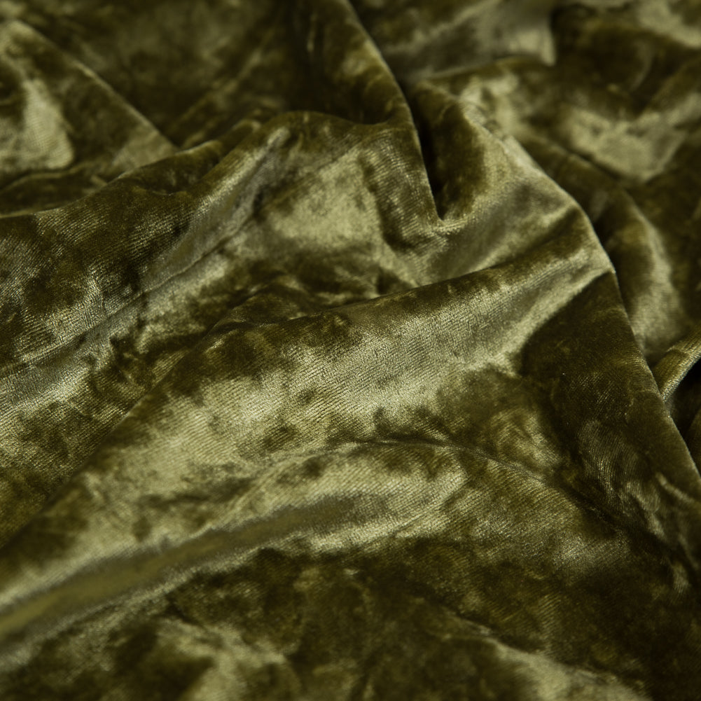 Crushed Velour - Woodbine Green - Auguste Collection Full