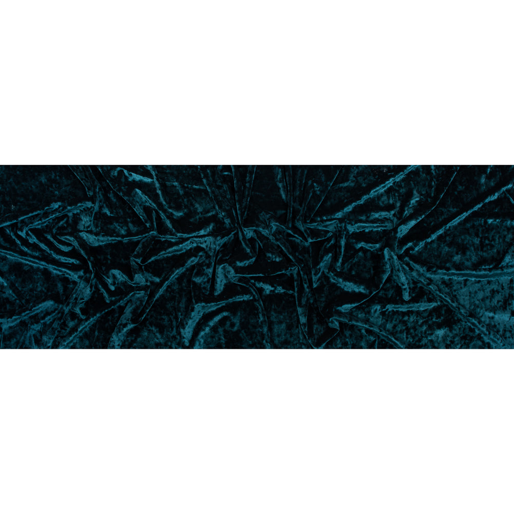 Crushed Velour - Pacific Blue - Auguste Collection Folded