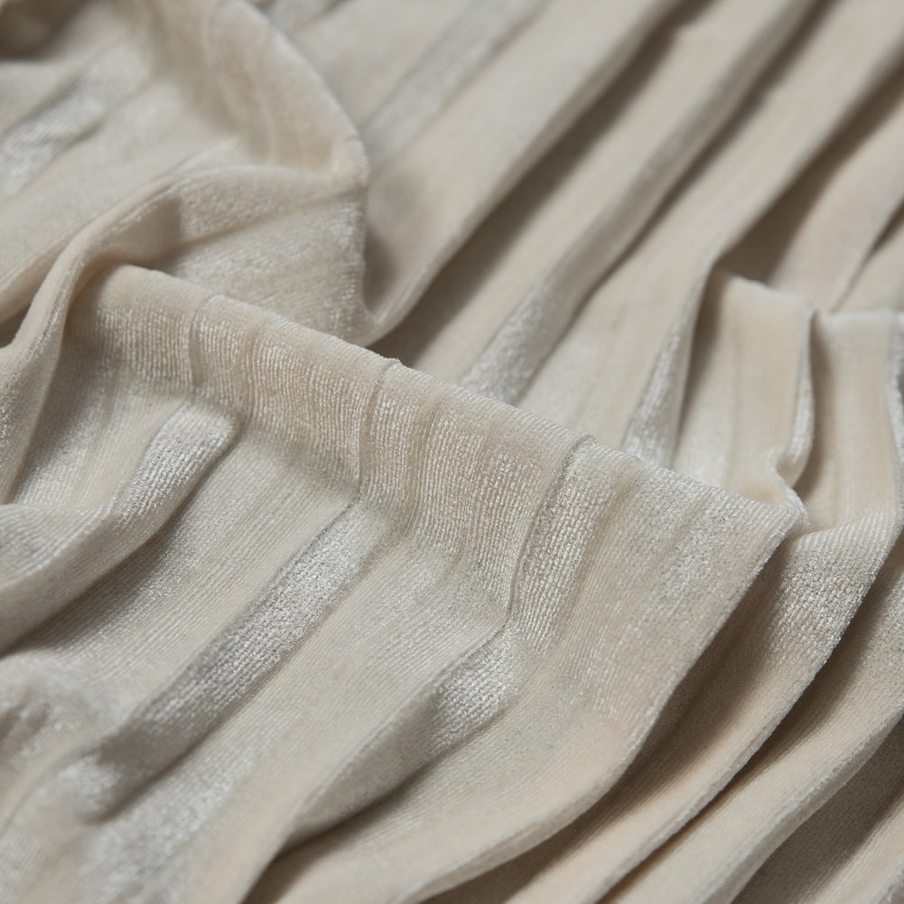 Pleated Velour - Vanilla Ice - Tver Collection Full