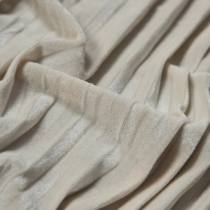 Pleated Velour - Vanilla Ice - Tver Collection Full
