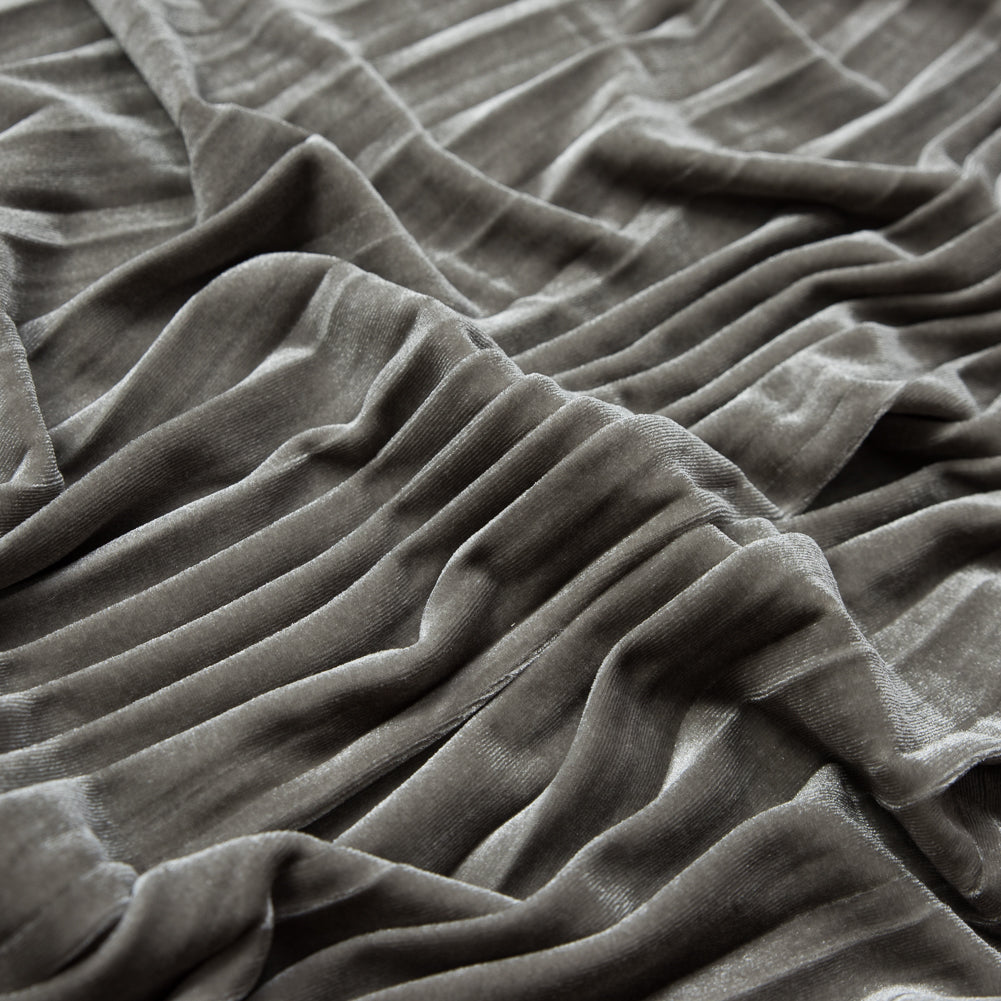 Pleated Velour - Gray Violet - Tver Collection