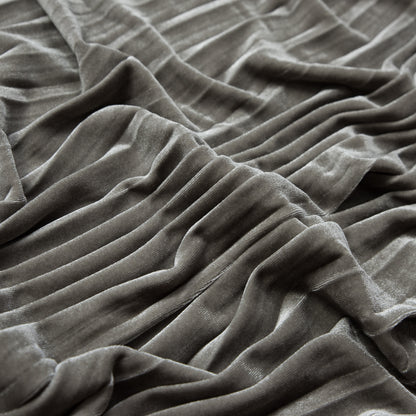 Pleated Velour - Gray Violet - Tver Collection