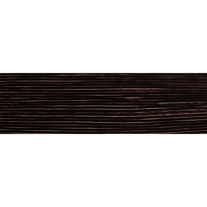 Pleated Velour - Chocolate Brown - Tver Collection Folded