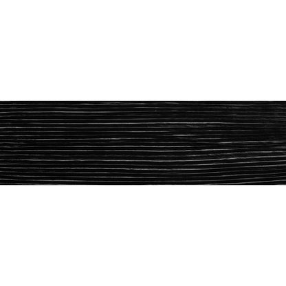 Pleated Velour - Black - Tver Collection Folded