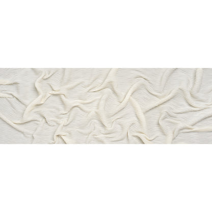 Wavy Crinkled Velour - Vanilla Ice - Yvonne Collection - Full