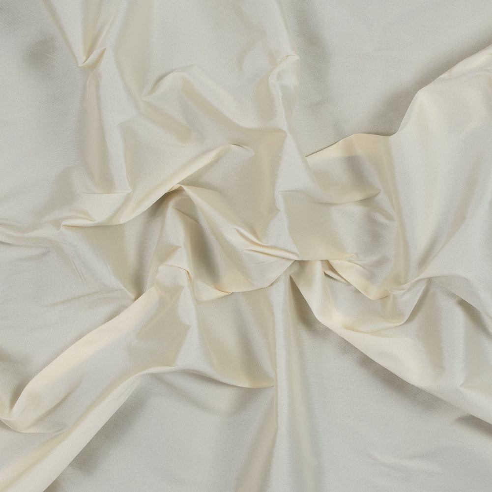 Polyester Taffeta - Plain Dyed Ivory - Bellamy Collection