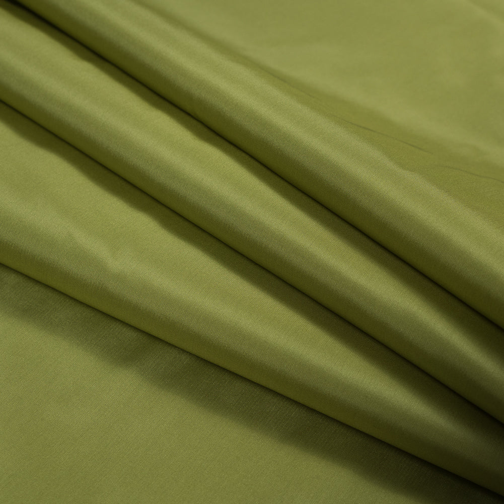 Polyester Taffeta - Plain Dyed Grass Green - Bellamy Collection Detail