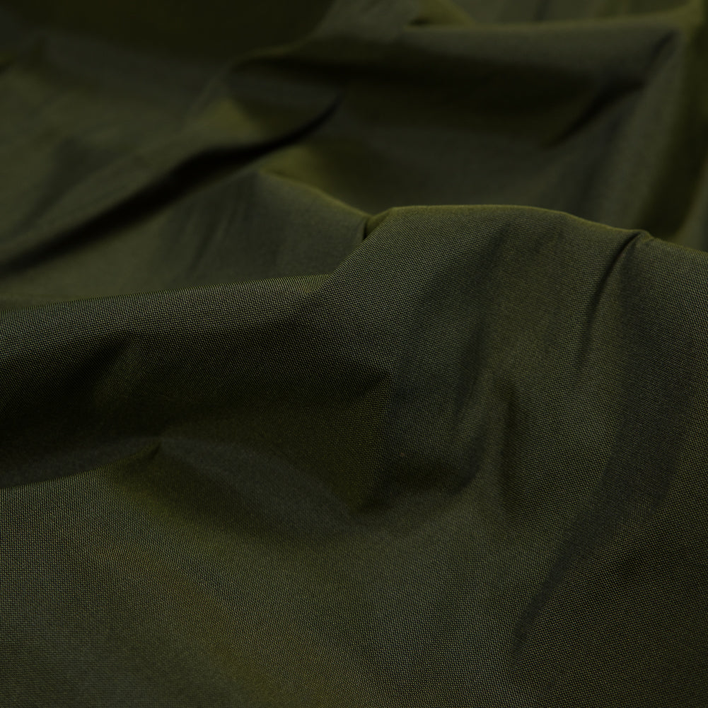 Polyester Taffeta - Plain Dyed Olive - Bellamy Collection Full