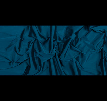 Polyester Taffeta - Plain Dyed Teal - Bellamy Collection Folded