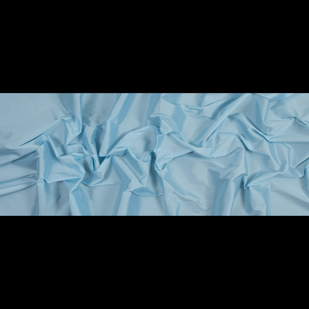 Polyester Taffeta - Plain Dyed Pale Blue - Bellamy Collection Folded