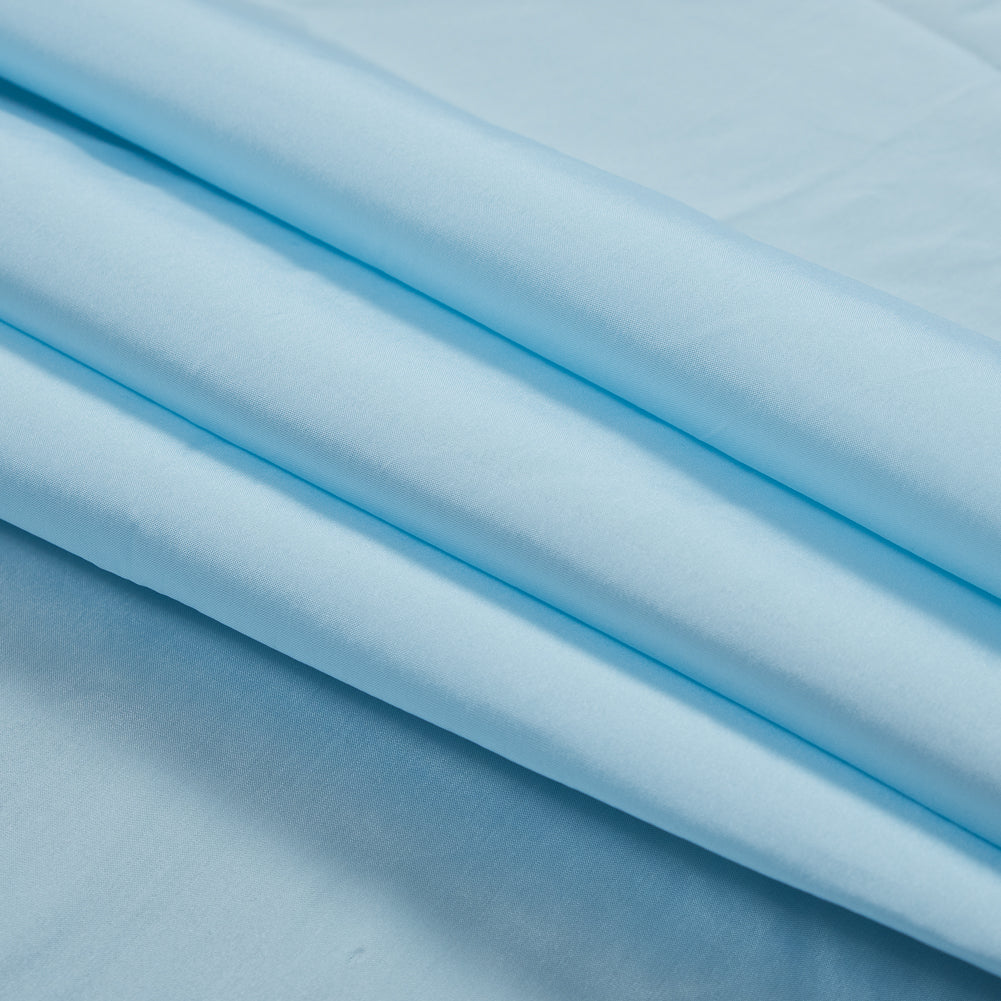 Polyester Taffeta - Plain Dyed Pale Blue - Bellamy Collection Detail