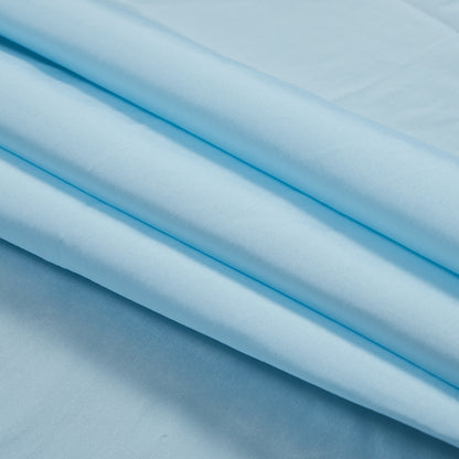 Polyester Taffeta - Plain Dyed Pale Blue - Bellamy Collection Detail