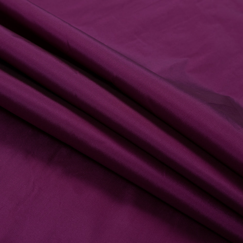 Polyester Taffeta - Plain Dyed Magenta - Bellamy Collection Detail