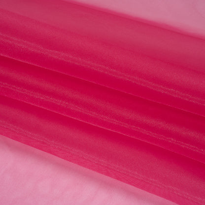 2-Ply Polyester Organza - Deep Berry - Zelda Collection Folded