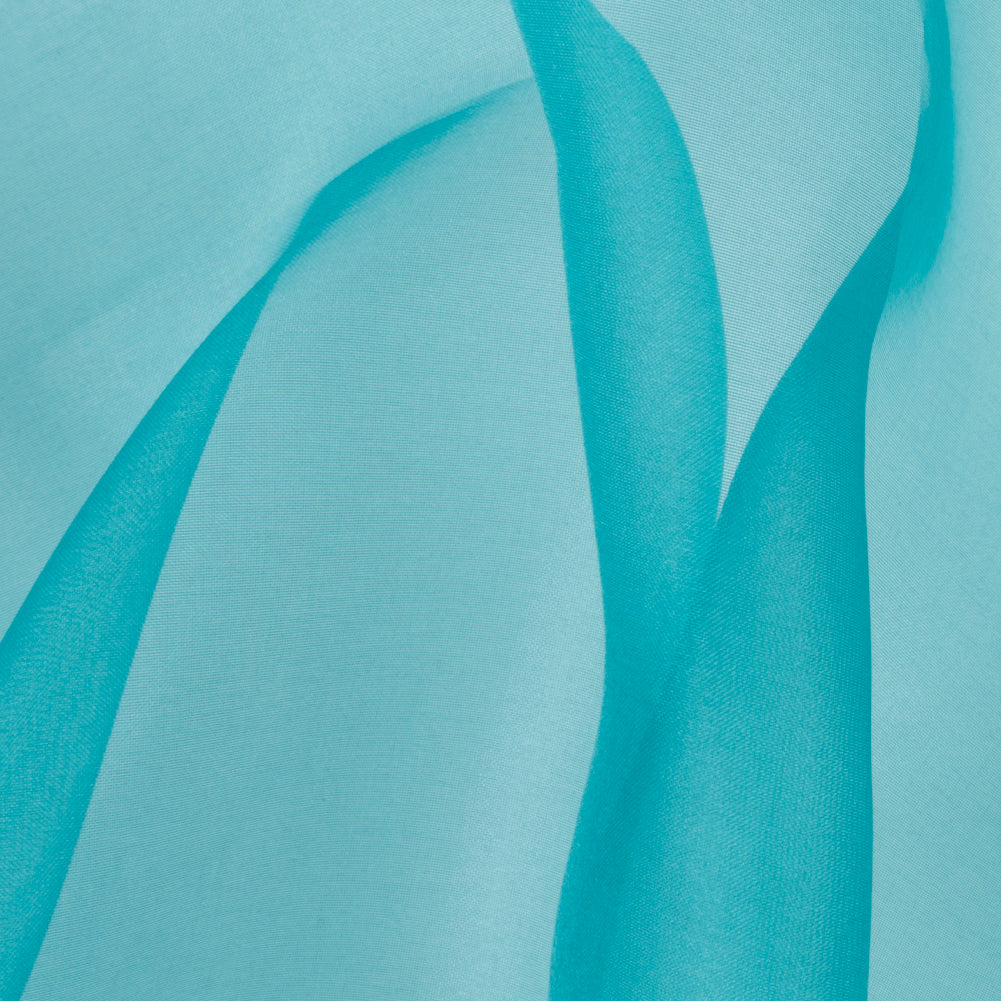 2-Ply Polyester Organza - Teal - Zelda Collection Full
