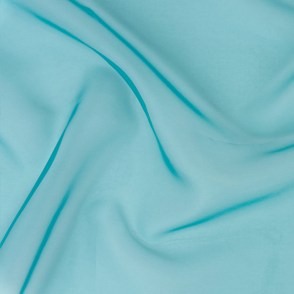 2-Ply Polyester Organza - Teal - Zelda Collection
