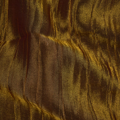 Crushed Nylon Organza - Fuchsia and Gold Full