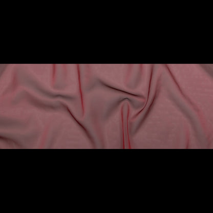 Red Iridescent Nylon Organza Folded