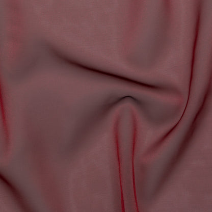 Red Iridescent Nylon Organza