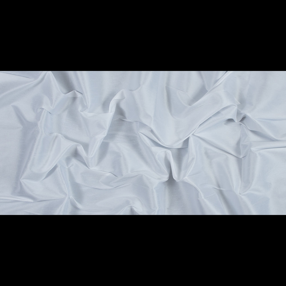 Polyester Shantung - White - Eirian Collection Folded