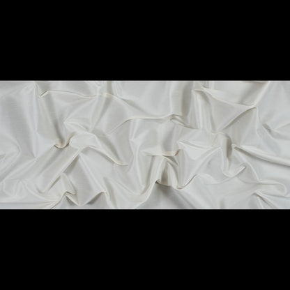 Polyester Shantung - Ivory - Eirian Collection Folded
