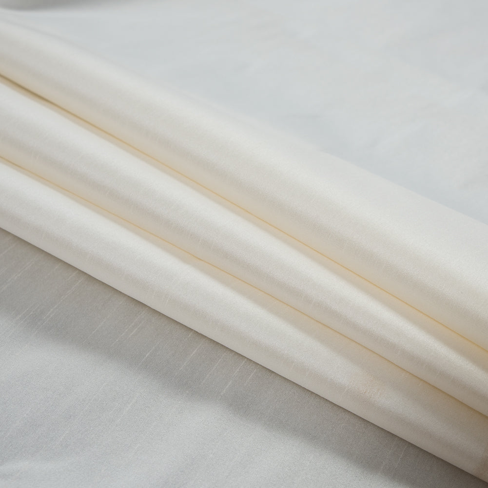 Polyester Shantung - Ivory - Eirian Collection Detail