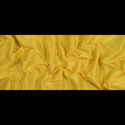 Polyester Shantung - Gamboge Yellow - Eirian Collection Folded
