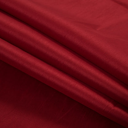 Polyester Shantung - Red - Eirian Collection Folded