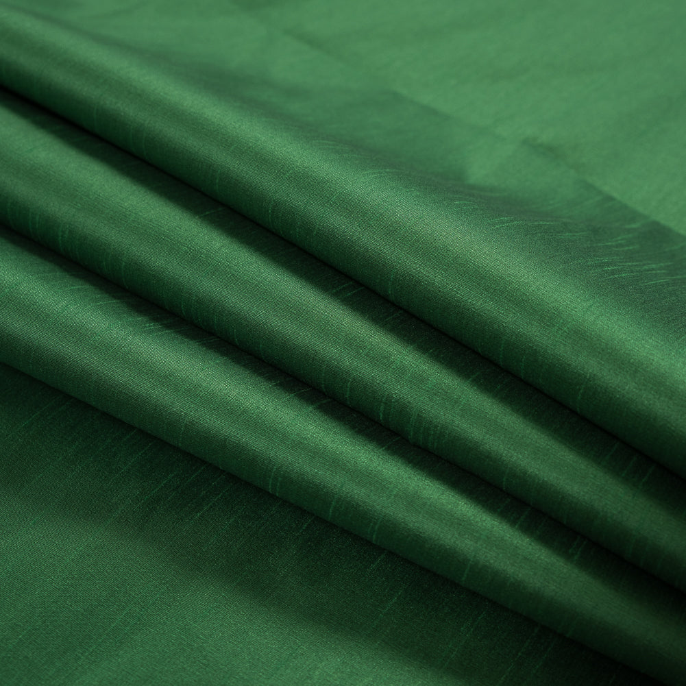 Polyester Shantung - Kelly Green - Eirian Collection Detail