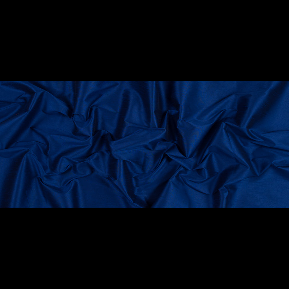 Polyester Shantung - Royal Blue - Eirian Collection Folded
