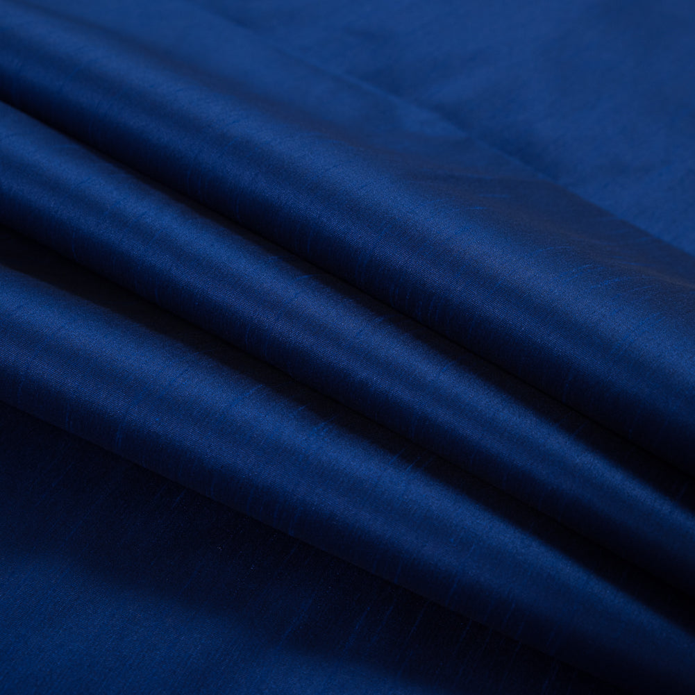 Polyester Shantung - Royal Blue - Eirian Collection Detail