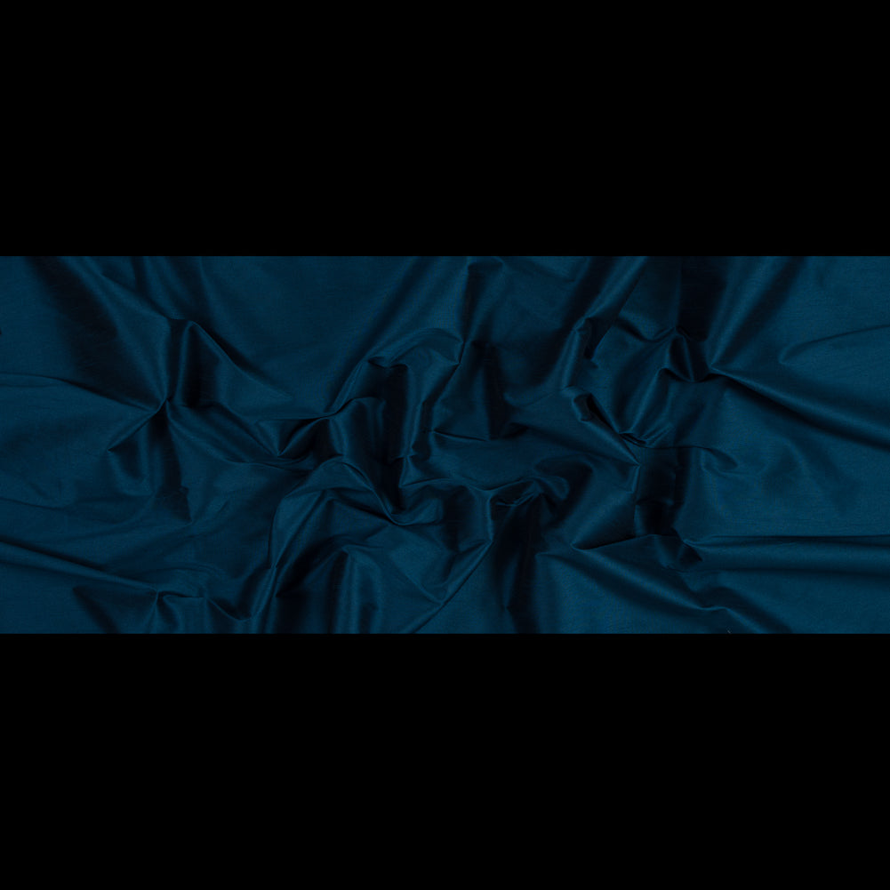 Polyester Shantung - Teal - Eirian Collection Folded