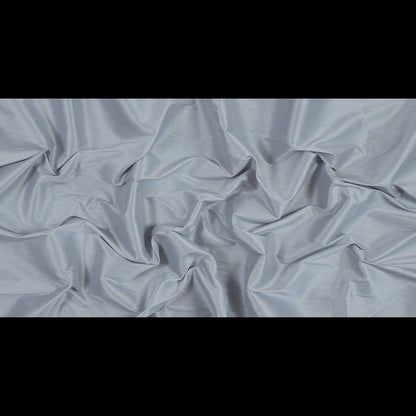 Polyester Shantung - Silver - Eirian Collection Folded