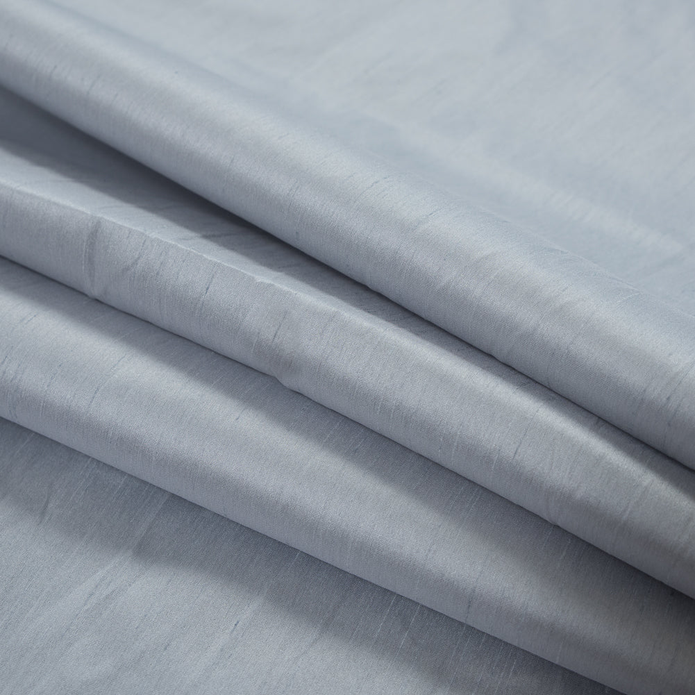Polyester Shantung - Silver - Eirian Collection Detail