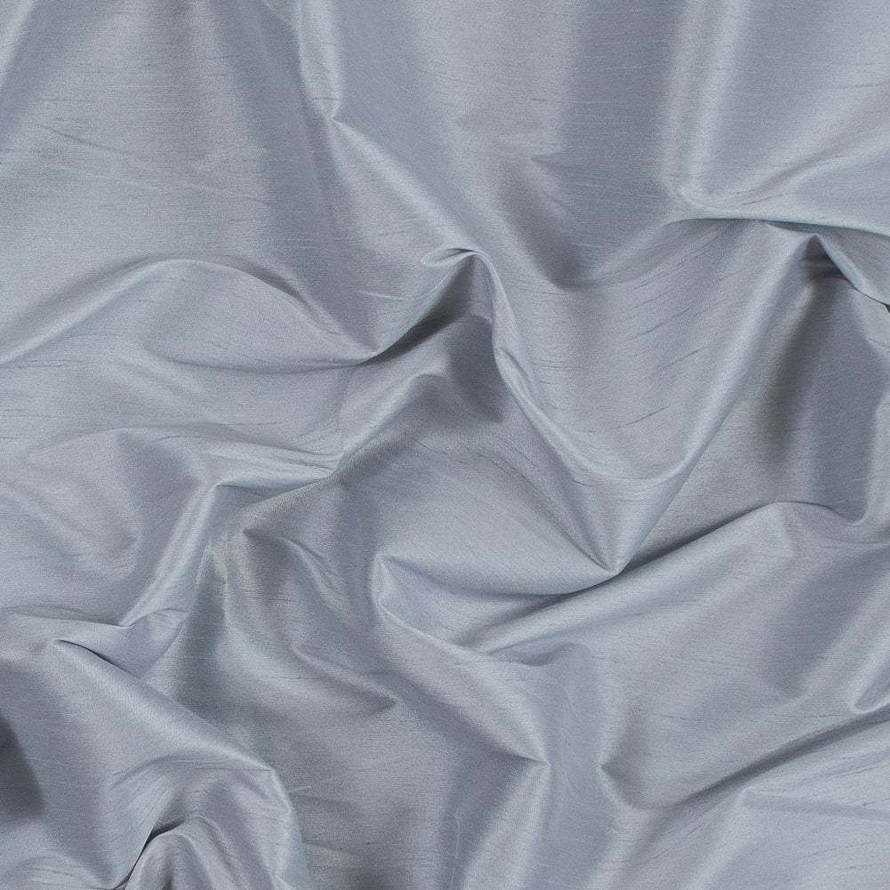 Polyester Shantung - Silver - Eirian Collection