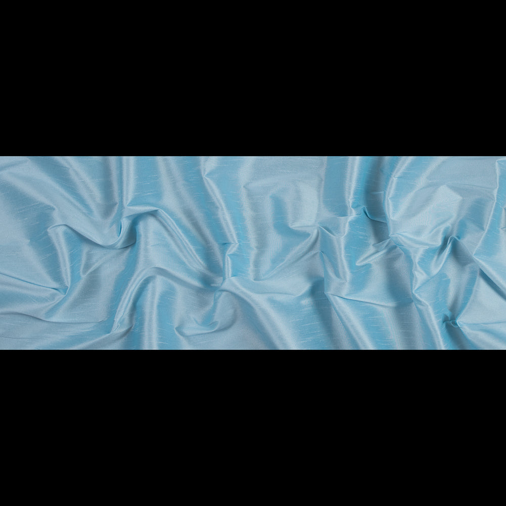 Polyester Shantung - Baby Blue - Eirian Collection Folded