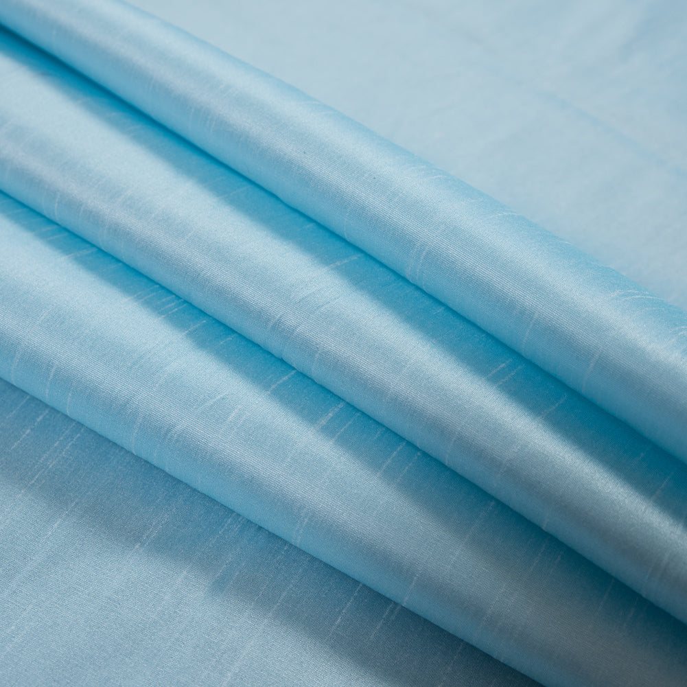 Polyester Shantung - Baby Blue - Eirian Collection Detail