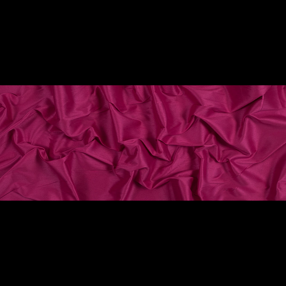 Polyester Shantung - Fuchsia - Eirian Collection Folded