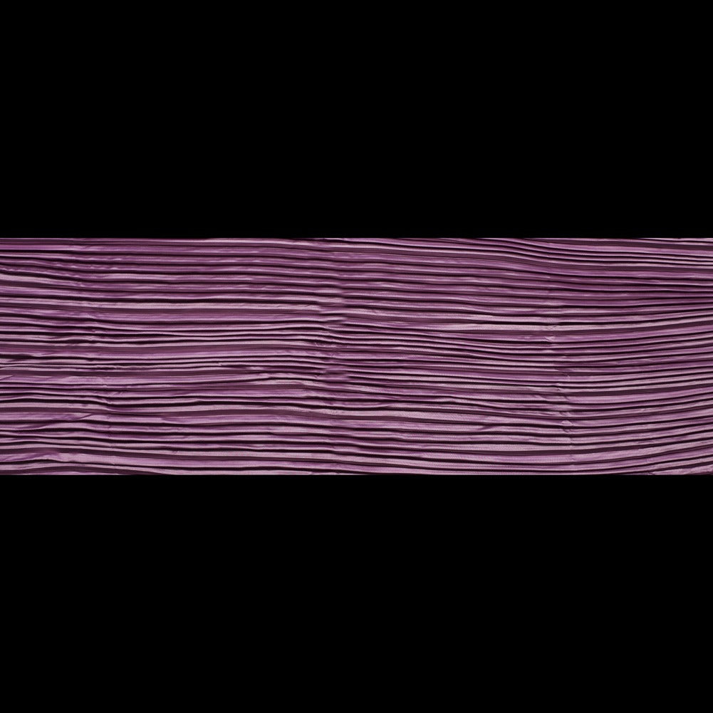 Pleated Stretch Satin - Radiant Orchid - Andreas Collection - Full