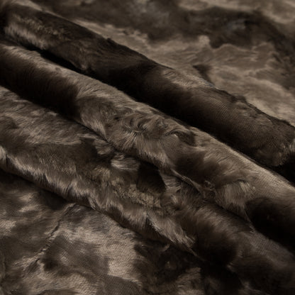 Crushed Velvet - Light Brown - Famous NYC Designer Folded