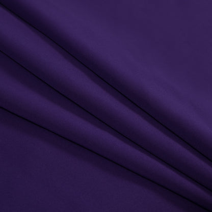 Regal Purple Stretch Polyester Double Knit Folded