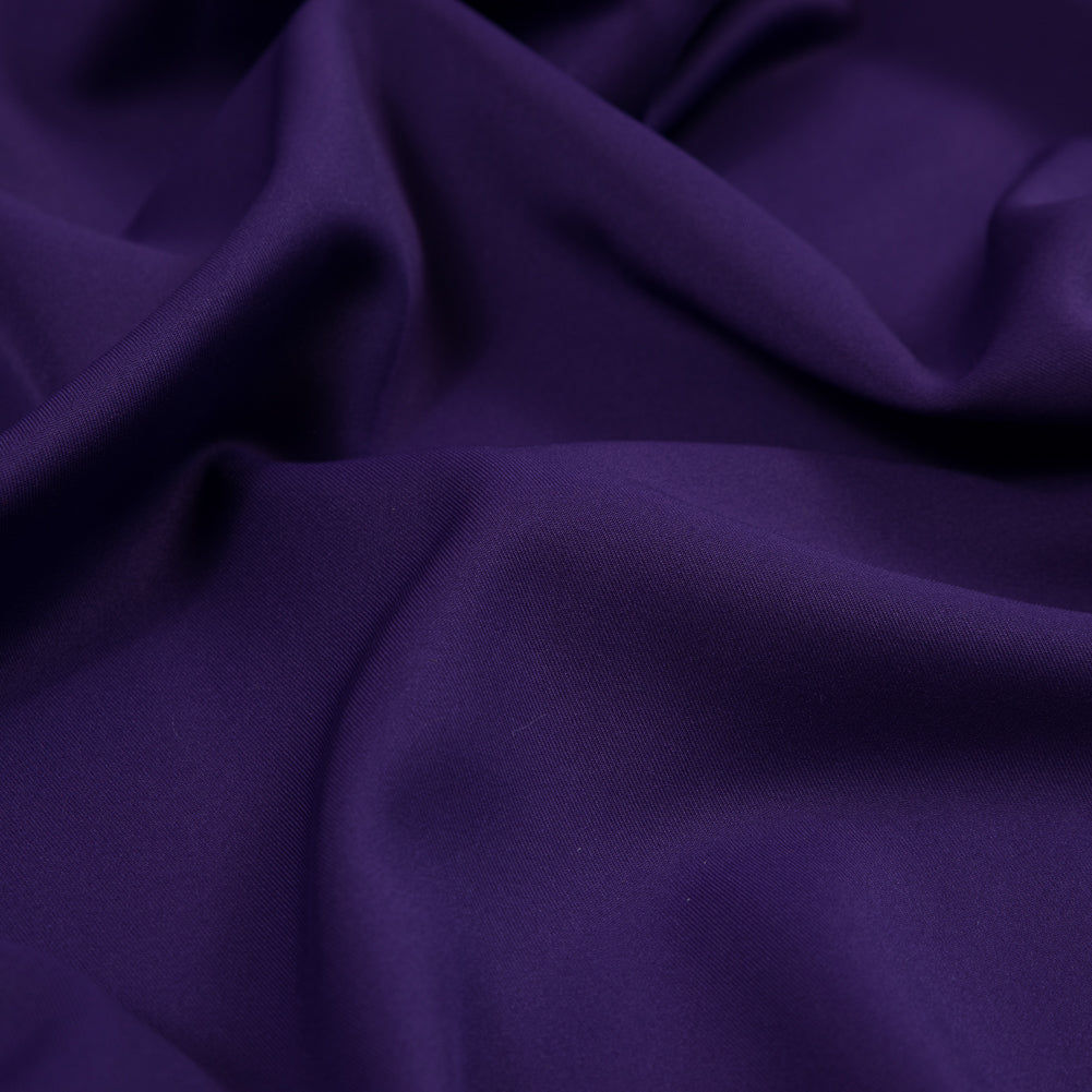 Regal Purple Stretch Polyester Double Knit Detail