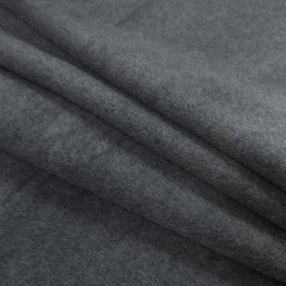 No-Pill Polyester Fleece - Charcoal Heather - Shropshire Collection Detail