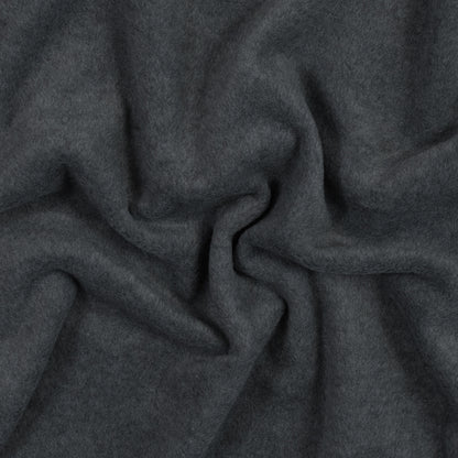 No-Pill Polyester Fleece - Charcoal Heather - Shropshire Collection