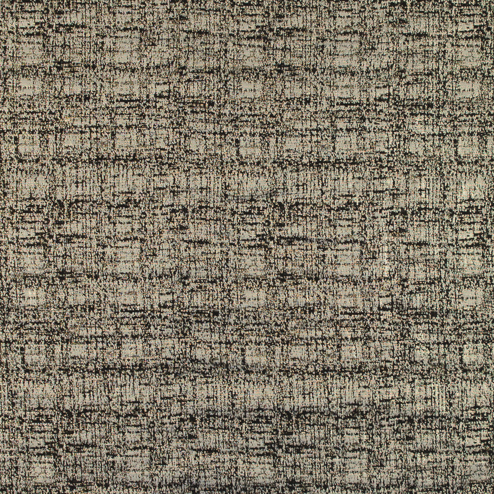 Metallic Gold and Black Abstract Jacquard