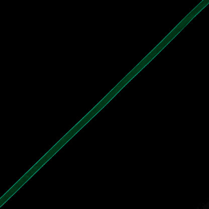 Emerald Single-Faced Velvet Ribbon - 0.25"